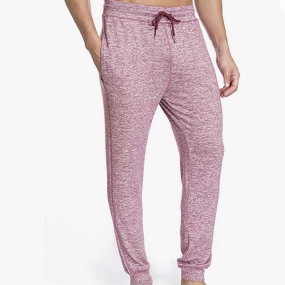 Jared Lang Extra Comfy Lounge Pants Burgundy Heather Size Medium - Picture 1 of 8